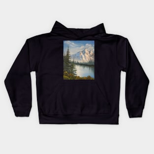 Springtime Mountains Kids Hoodie